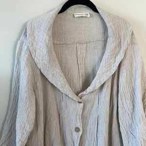 Lightweight gauze jacket